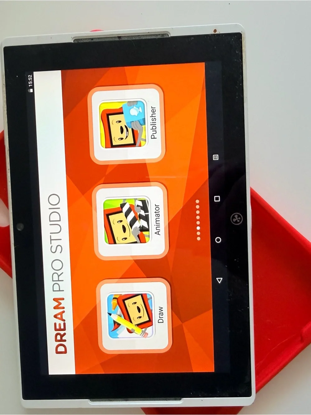 Nabi Kids Android Tablet Red Protective Case Charger Included Tested Working